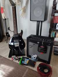 Chitara electrica Jackson cu amplificator Fender Mustang