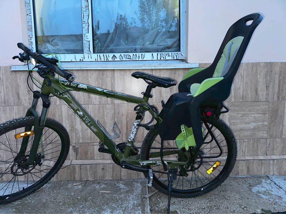 Детское Велокресло, сиденье для велосипеда с багажником