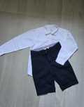 Pantaloni scurți băieți H&M, bleumarin, bumbac, mărimea 140,cool