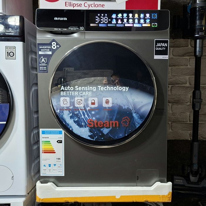 кир мошина Aiwa 8кг-6кг автомат,инвертор DD матор