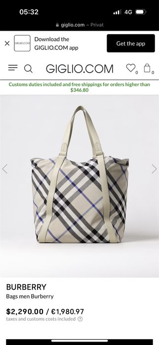 Burberry tote 8085287