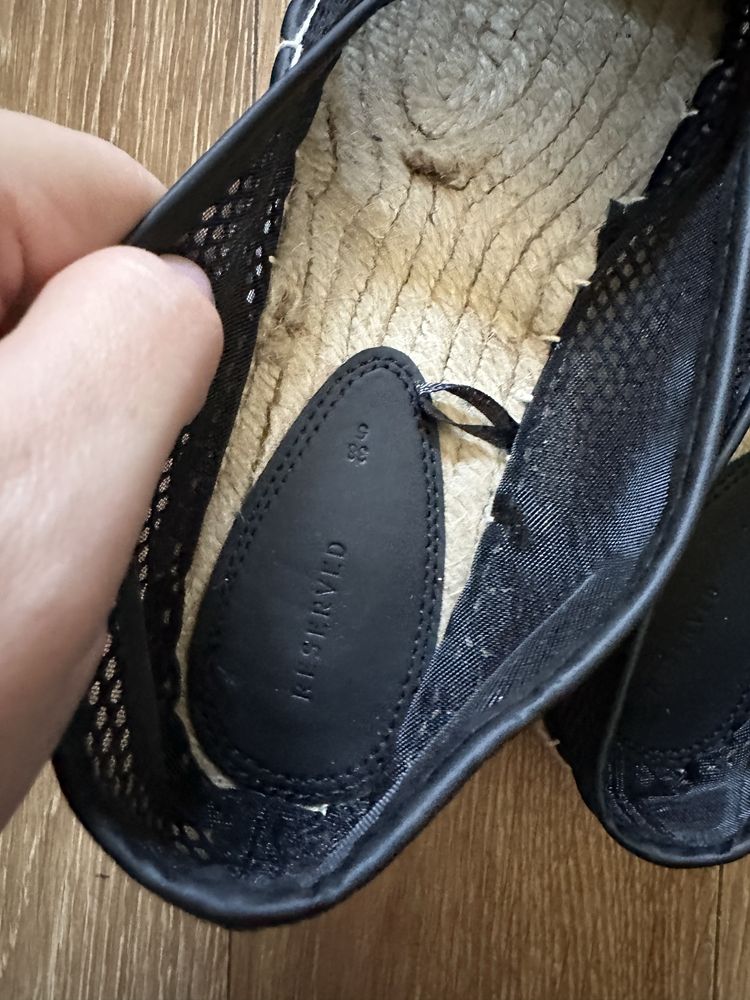 Espadrile negre