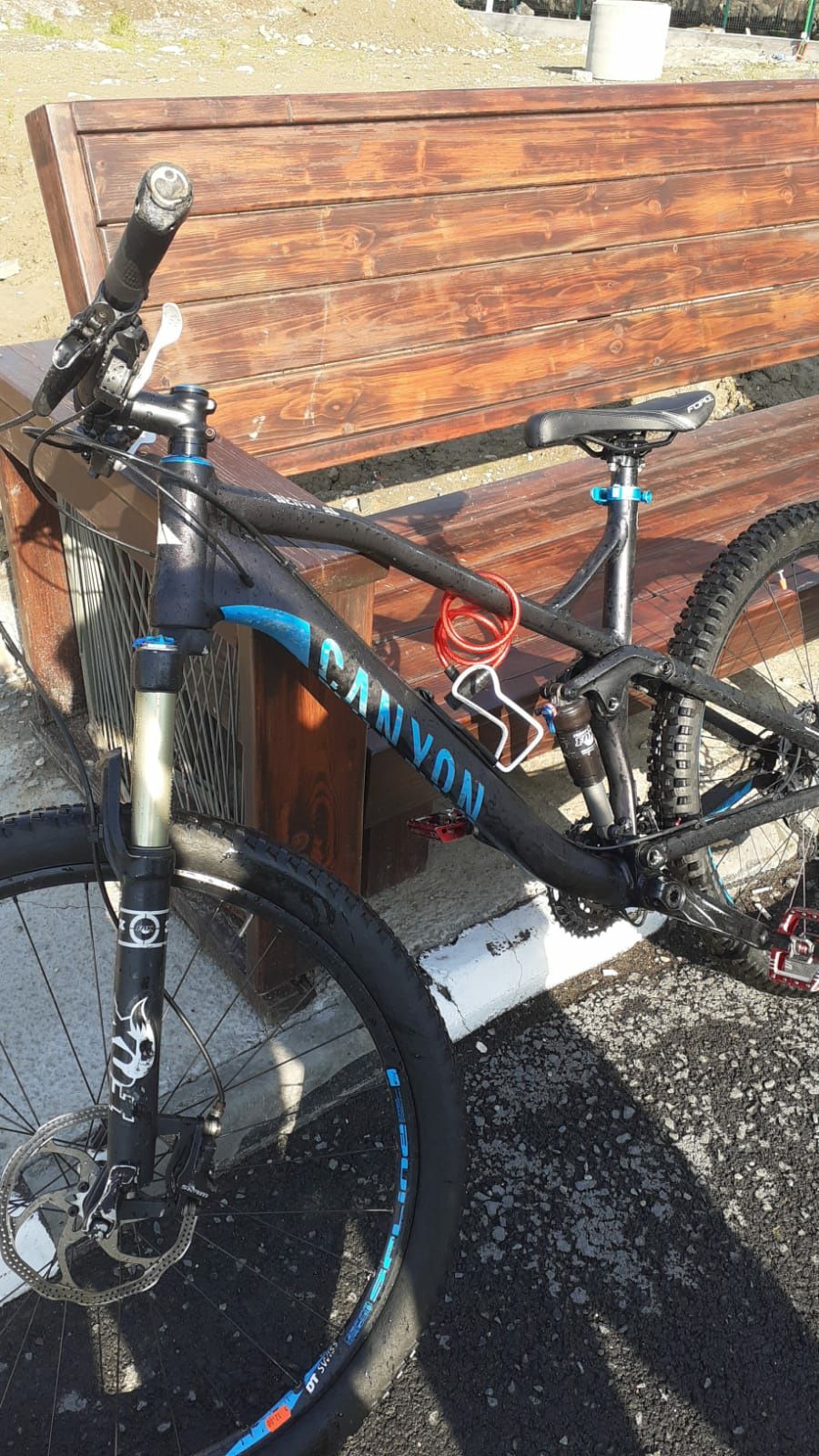 Bicicleta full suspension canyon nerve al 8.0 2014