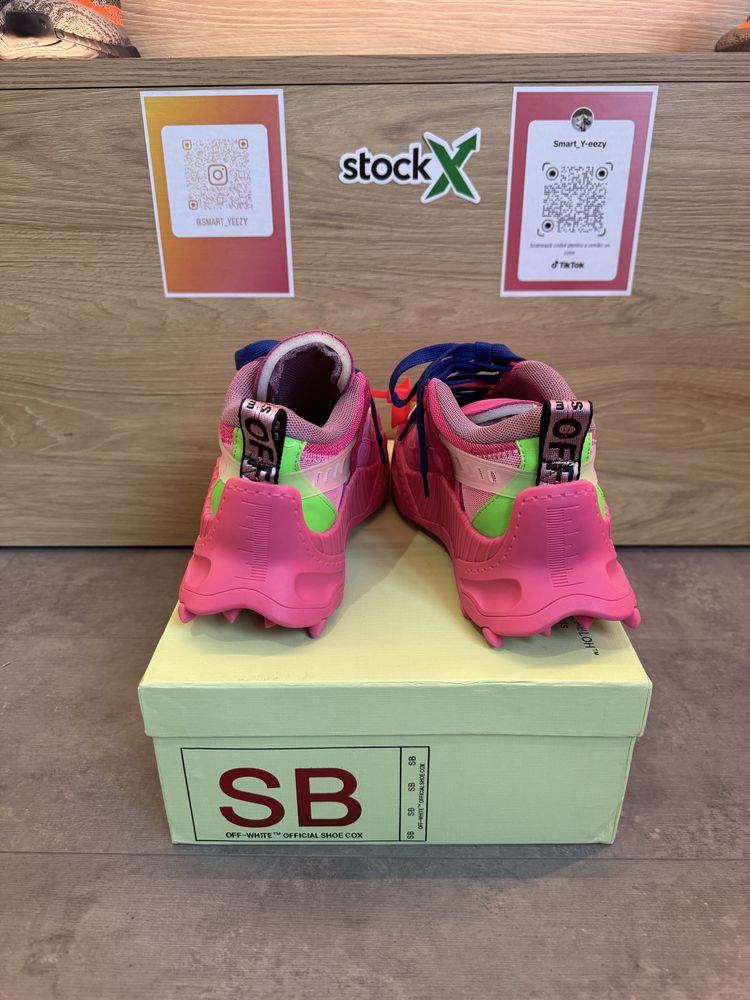 Sneakers OFF White Odsy Pink Leather Trainers ,Poze Reale 35-44