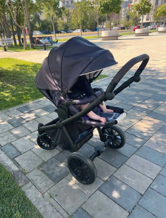 Krausman – Carucior 3 in 1 Rider Soft Purple – Testat ADAC