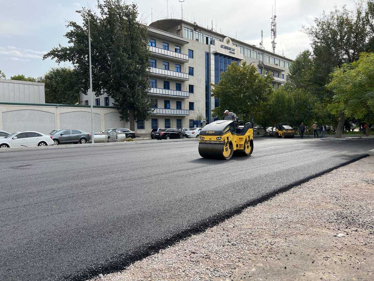 Асфальтирование дорог в Ташкенте