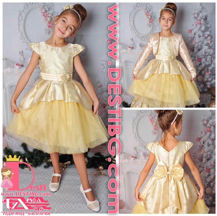 Детски рокли ТЕДИ-МОД - коледни рокли