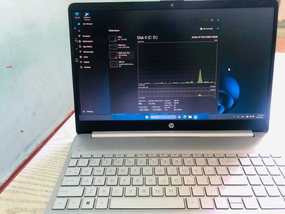 Hp Noutbuk,Protsessor: Intel Core i5-1135G7, 2.40GHz