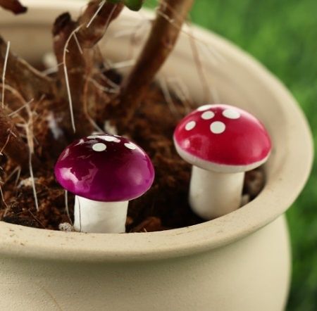 10 броя Гъбки декорация букет от гъби