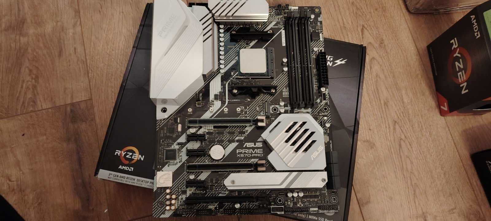 Комплект ASUS Prime X570-Pro +AMD Ryzen 7 5700X 8 Cores (4.6GHz)