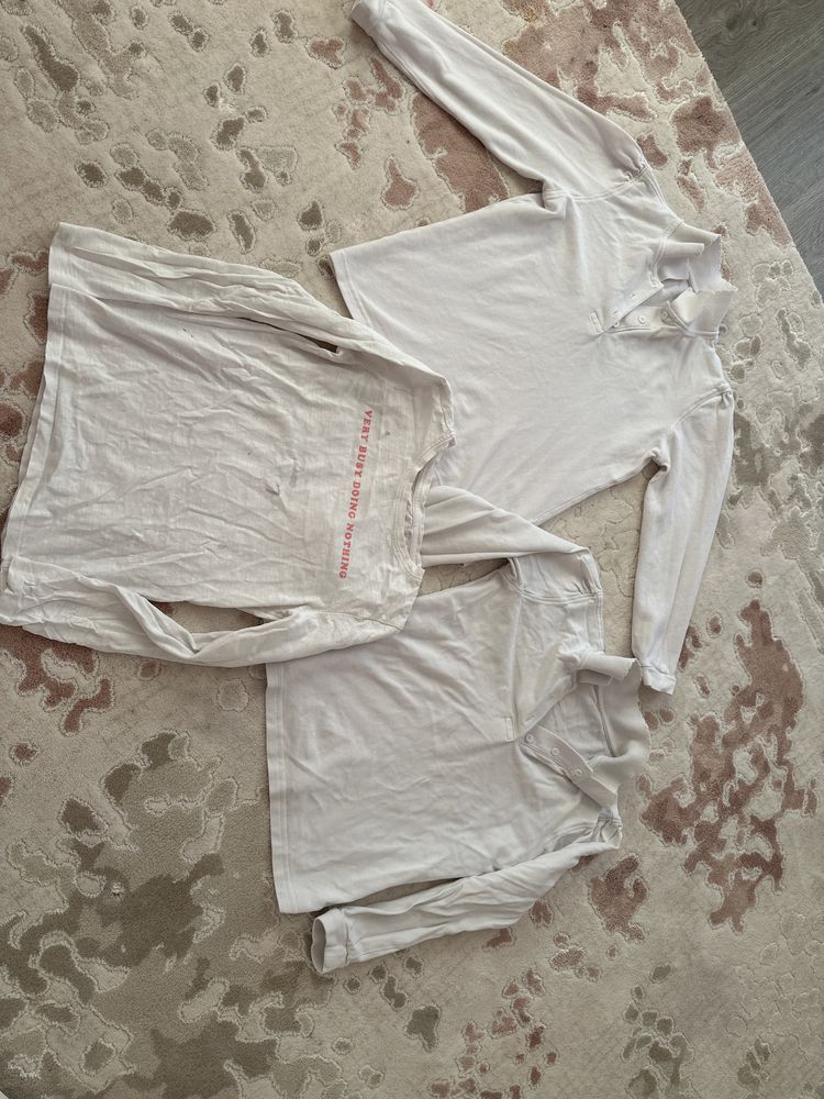 Bluze albe marimea 10-11 ani
