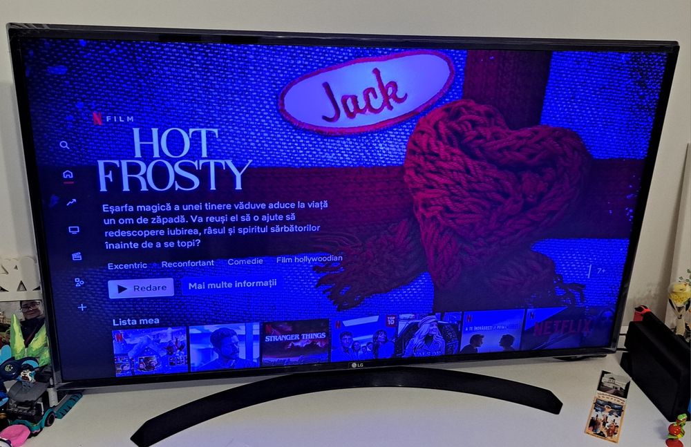 Televizor LED Smart LG, 108 cm, 43UJ635V, 4K Ultra HD, Clasa A