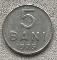 Moneda de colectie, 5 bani 1975