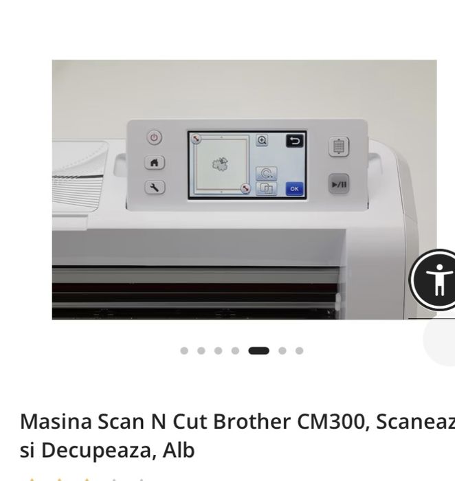 Vând masină scan N cut Brother CM300 scanează si decupează
