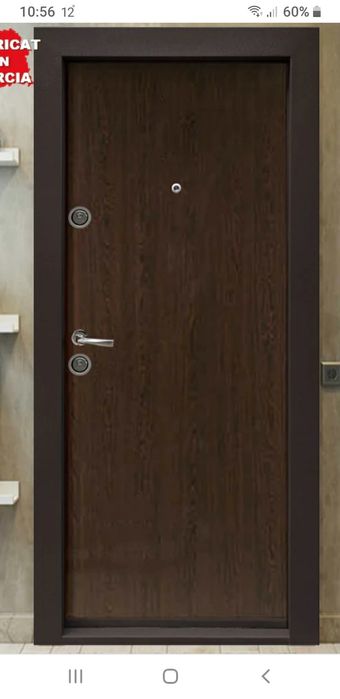 Vand usa metalica 205x94 noua in cutie wenge,nuc
