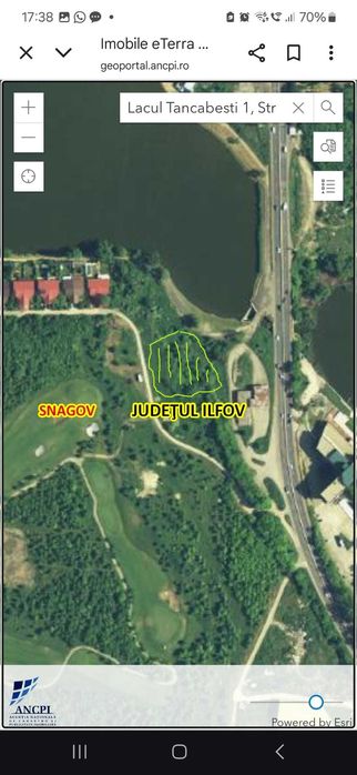 Teren intravilan de vânzare – Tâncăbești, DN1, vedere la lac