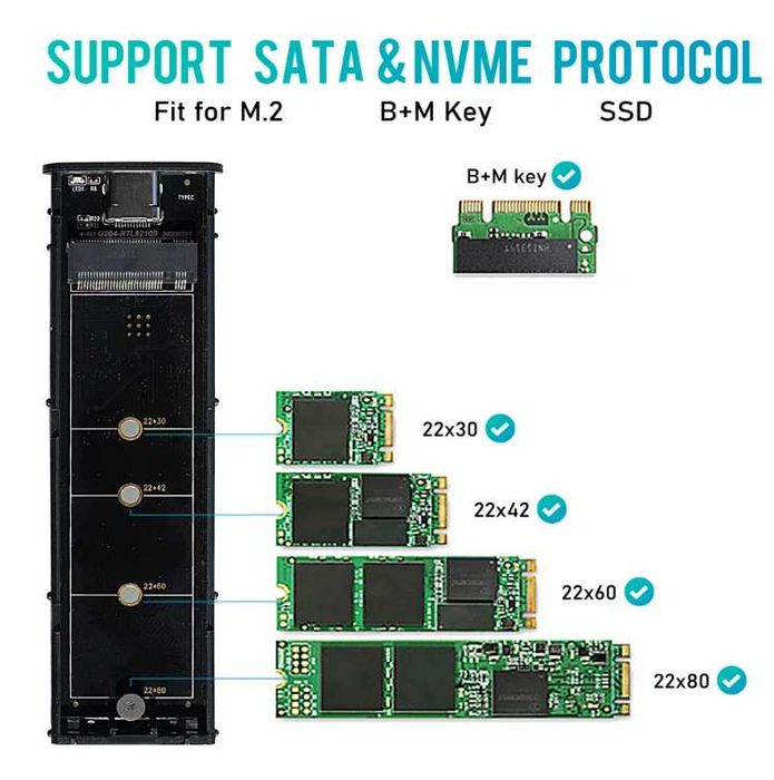Външен хард диск SSD M.2 256GB SkHynix за Снимки,Видео файлове и др.