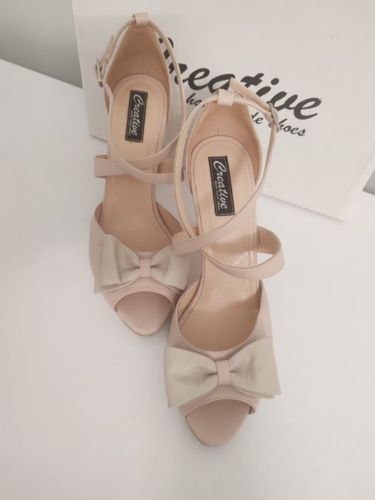 Pantofi piele cu toc - Creative Shouse