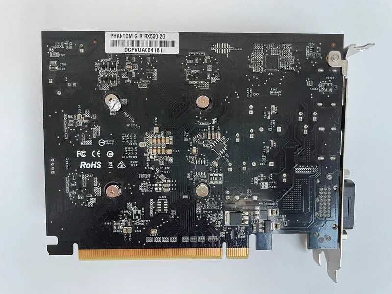 Placă video ASRock Phantom Gaming Radeon RX550 – 2GB GDDR5