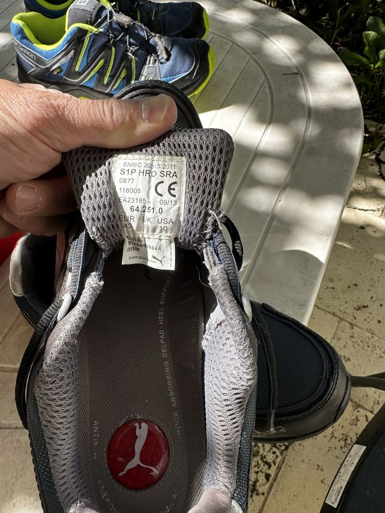 Uvex,puma salomon pantofi de protectie 42-43
