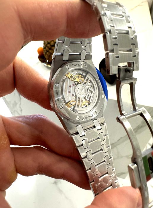 audemars piguet royal oak  extra-thin тънък зелен циферблат