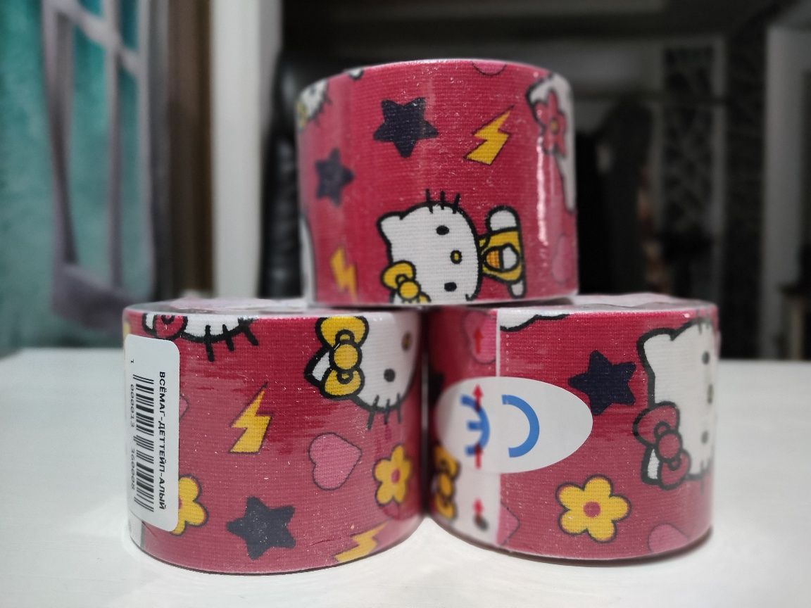 Кинезио тейпы детские Hello kitty