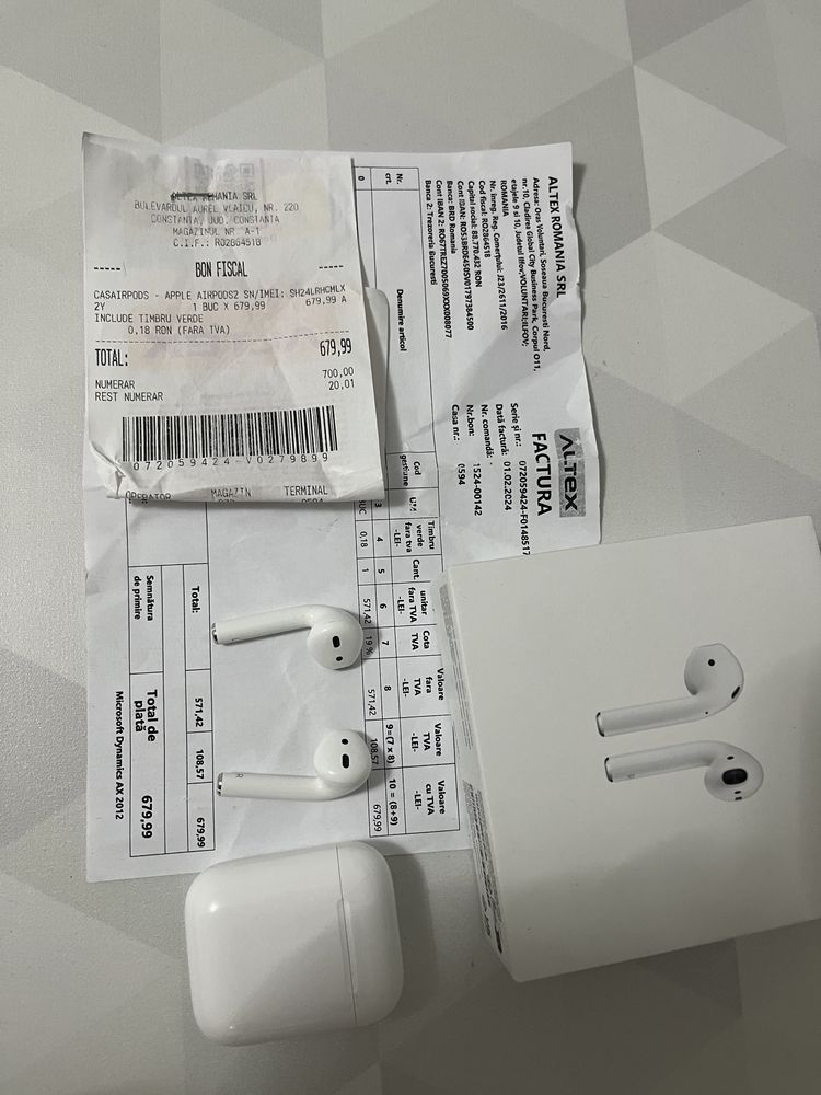 Airpods 2 noi cu garantie 2 ani