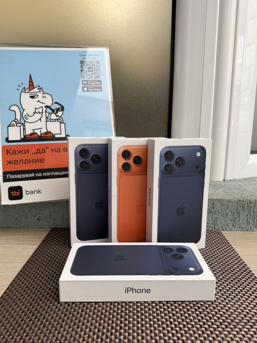 НОВИ!*ЛИЗИНГ* iPhone 17 Pro Max 256 ORANGE*DEEP BLUE*айфон 17 про макс