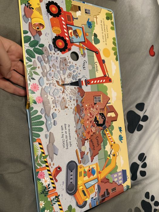 Carte Usborne sound book santier