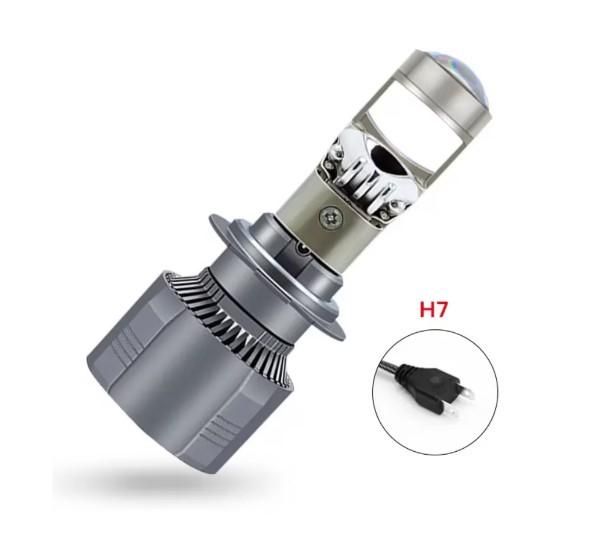 Лед крушки с лупа А80 за фарове Н7 Canbus 12-24V 220W 30000LM 5700К