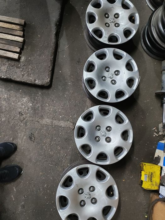 4 jante tabla pe 15 originale Peugeot Partener Citroen Berlingo