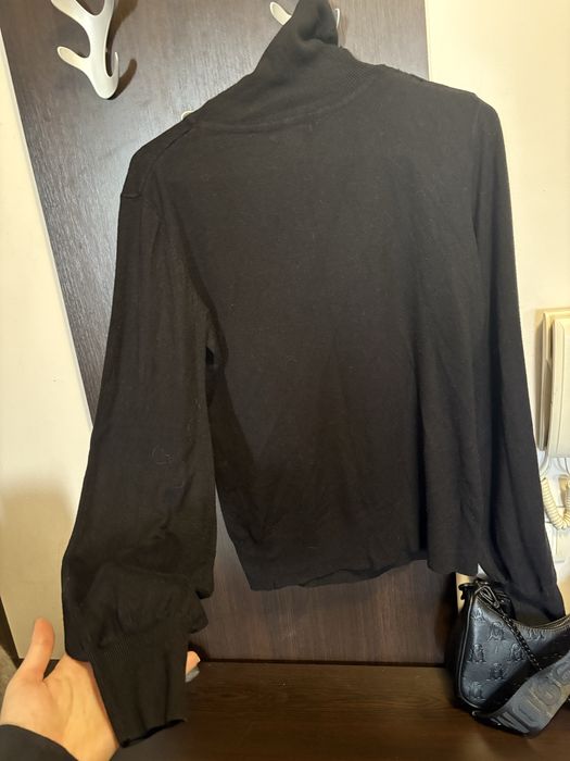 Мъжко черно поло размер S H&M