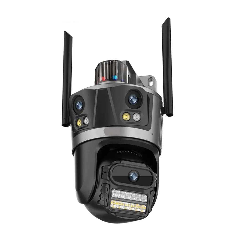 Camera de Supraveghere Profesionala WiFi, P12  3 Lentile, Zoom 6X,