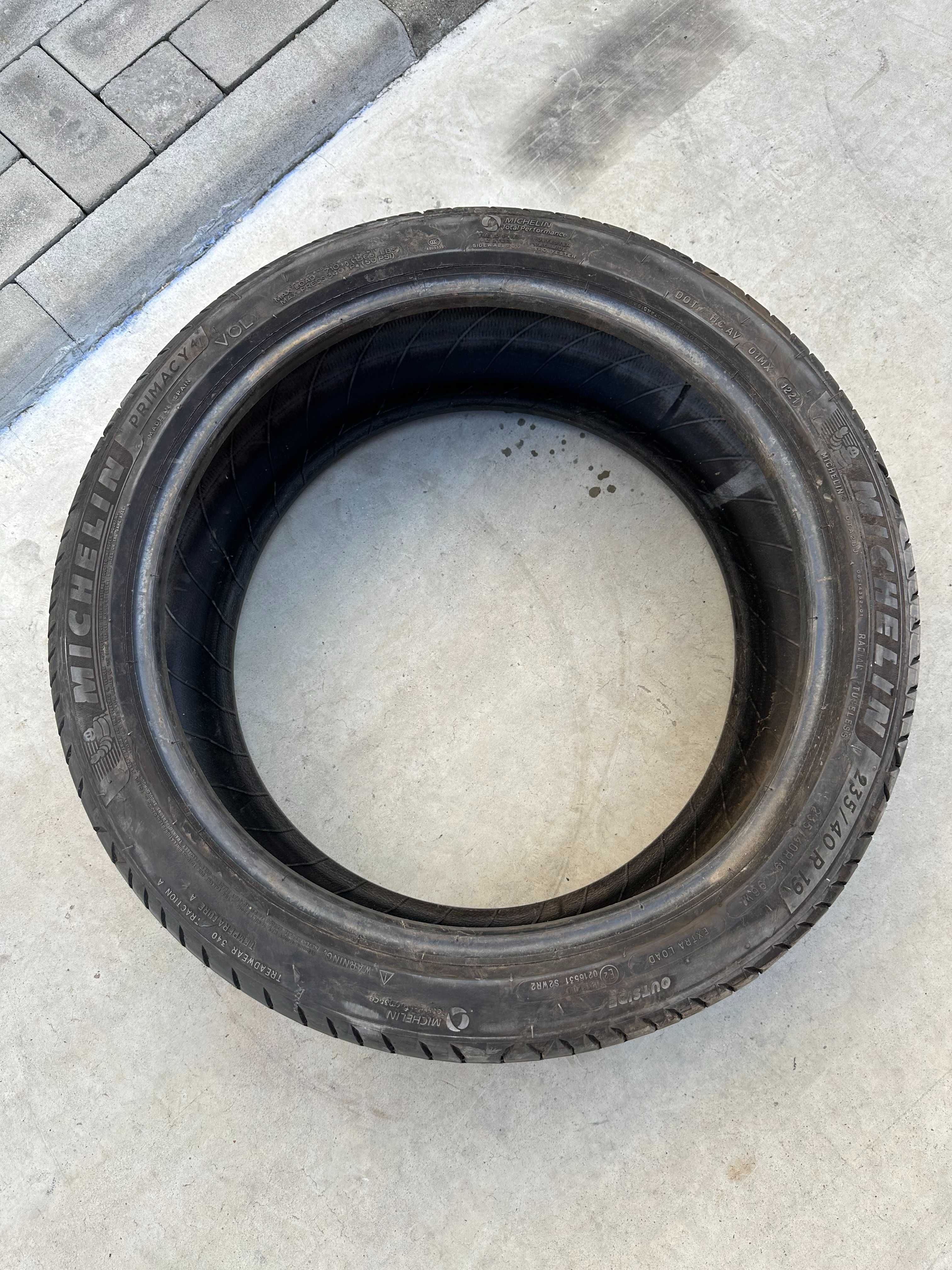 Anvelope Michelin 235/40R19 - Livrare Rapida, Garantie, Stare buna!