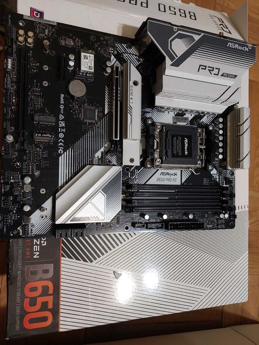 Ryzen 7 7700X + AsRock B650 Pro RS с М2 Wi-Fi модул