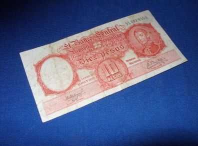 10 песо 1954 Аржентина