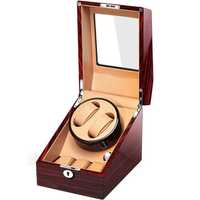 Cutie intors ceasuri automatice iUni, Watch Winder 2 + 3 Mandarine