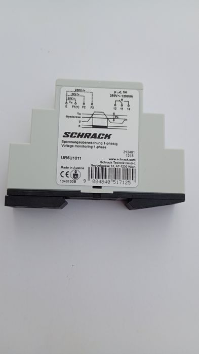 Releu monitorizare faza,tensiune monofazata