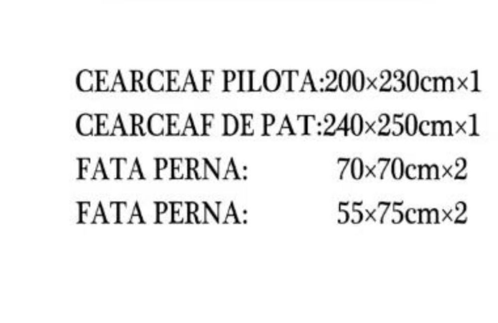 Lenjerie cu imprimare digitala