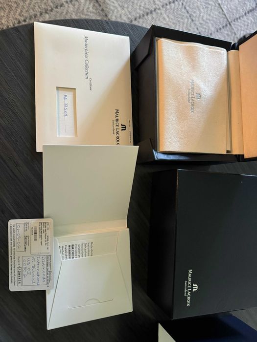 Maurice LaCroix Masterpiece 18k Gold Bezel