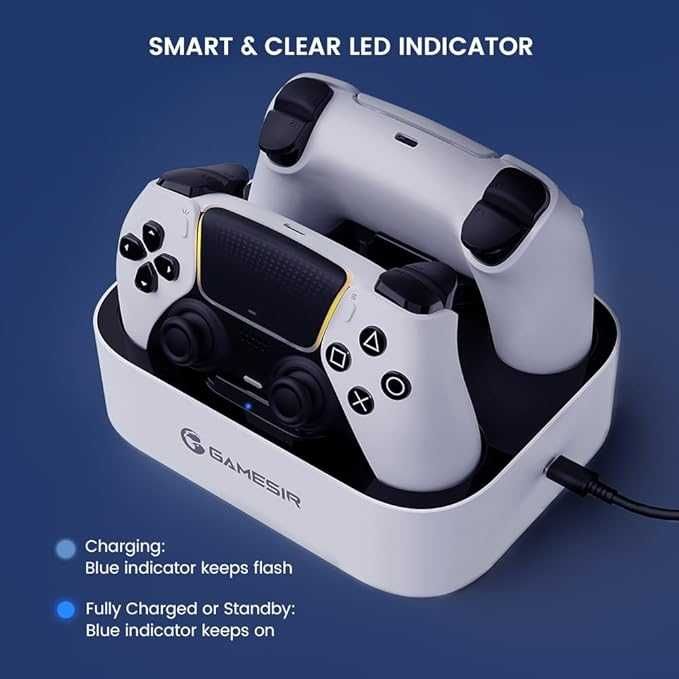 GameSir Двойна станция за зареждане на контролери за PS5