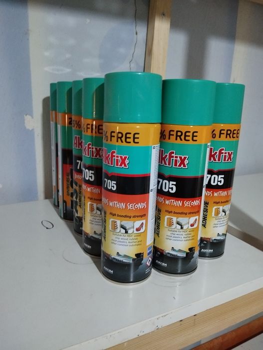 Спрей клея Akfix 500мл. Акфикс клейни спрее 500 мл