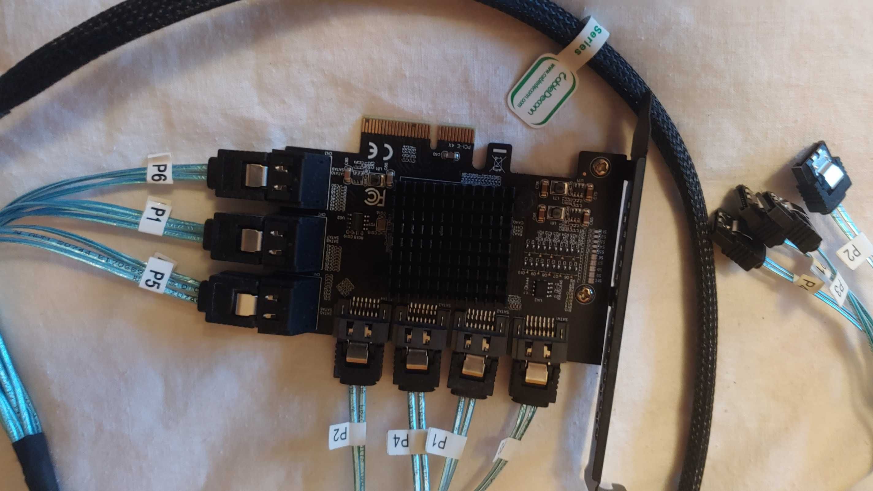 PCIe SATA Controller Card