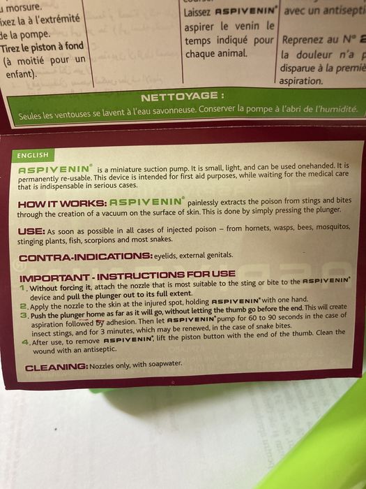 Kit înțepături insecte albine viespi tantari