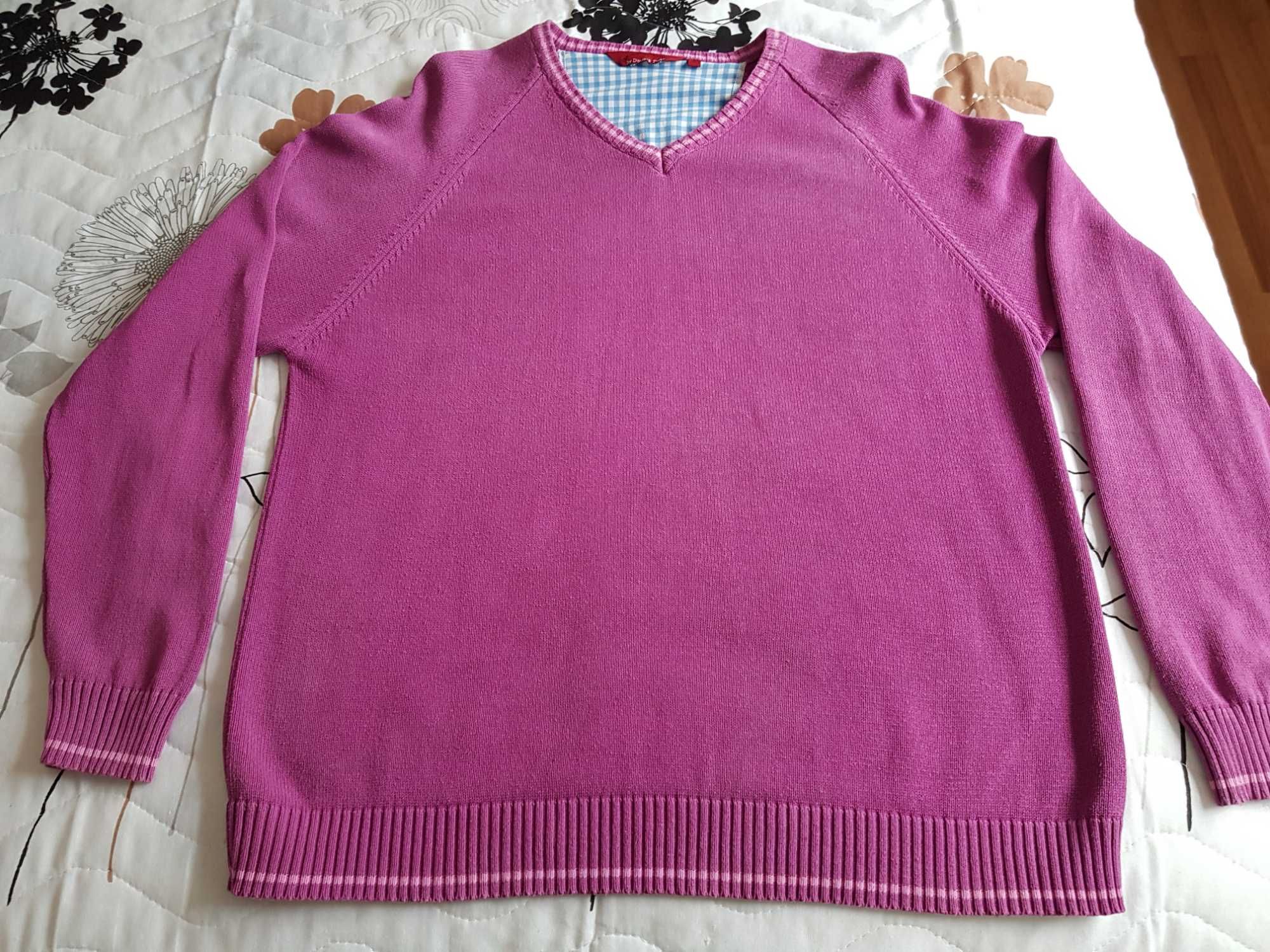 Pulovar  mov Double Two  XL