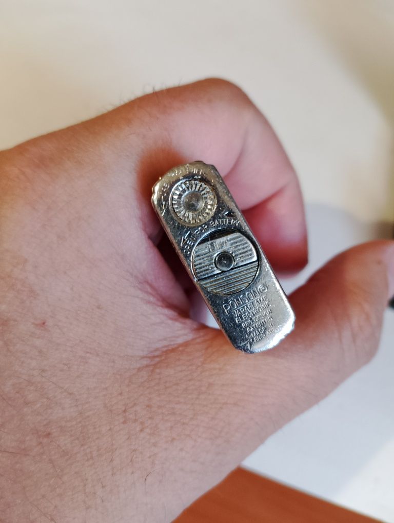 Ronson посребрена с батерия 12 v
