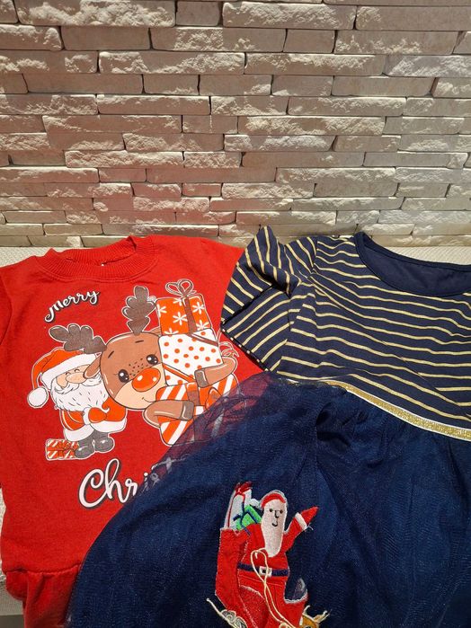 Коледна рокля за момиче 5-6 г