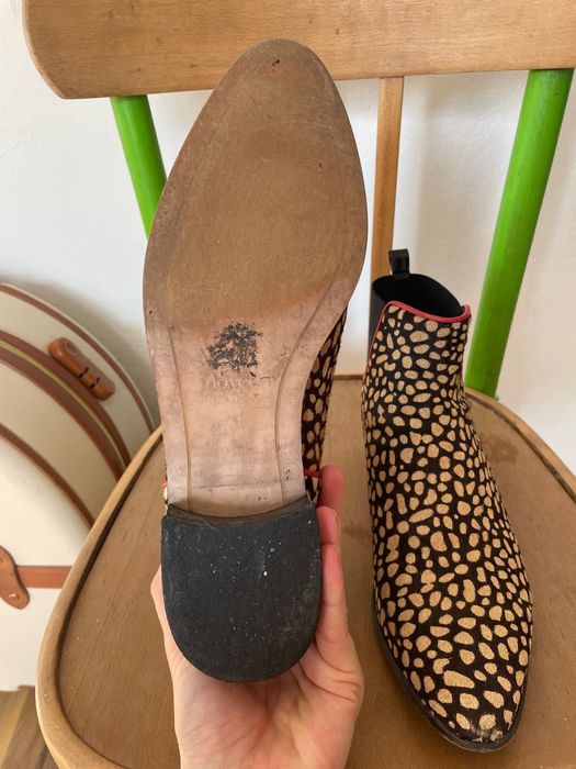 Женски боти от естествена кожа