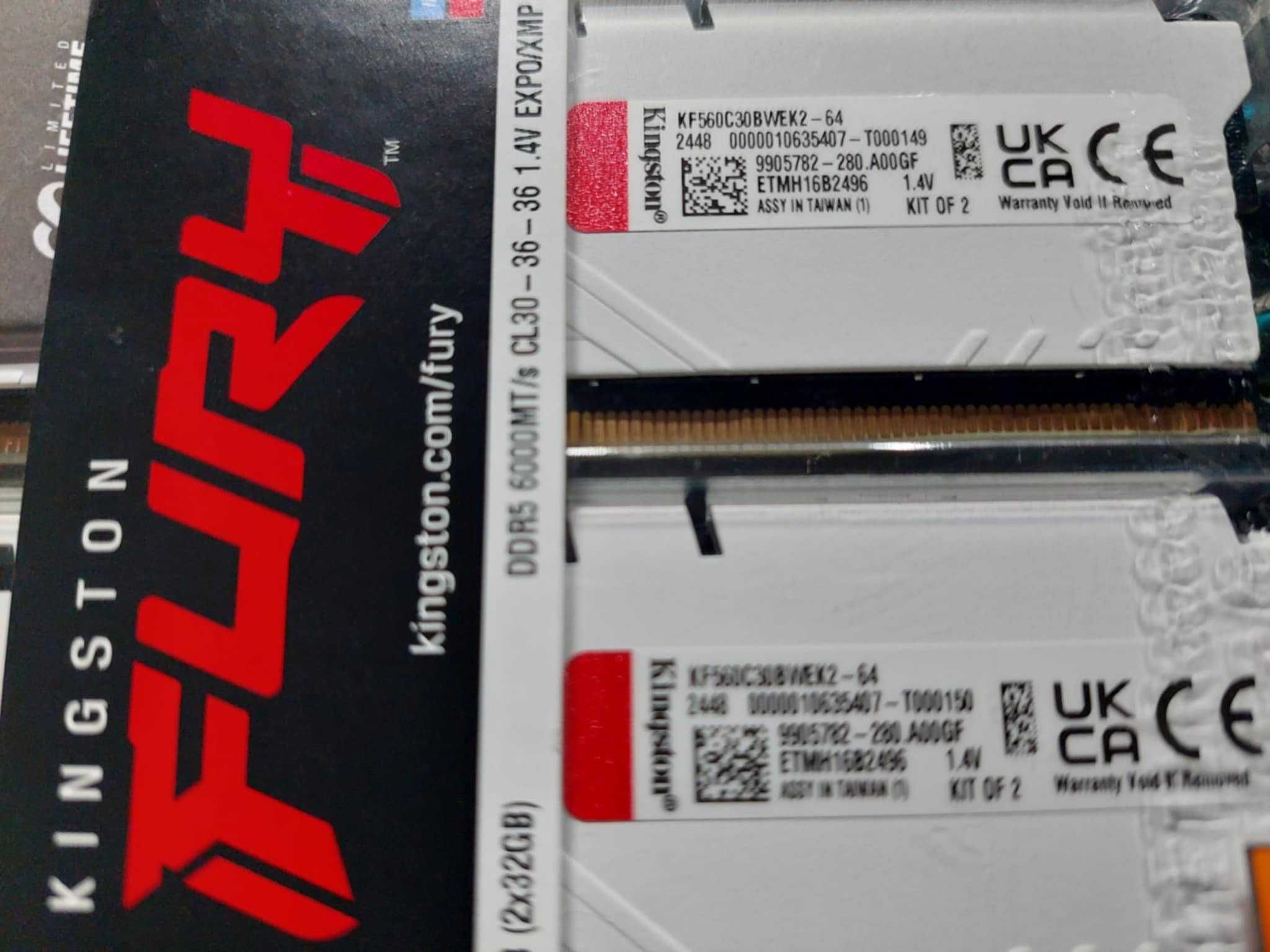 Kingston FURY Beast 64GB (2x32GB) DDR5 6000MHz KF560C36BWEK2