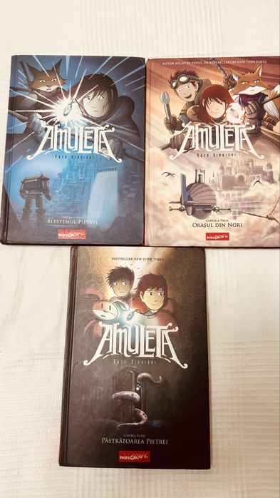 Pachet carti Amuleta benzi desenate (Vol.1,2,3)